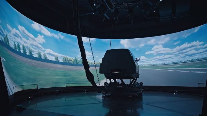 simulateur de conduite virtuelle de Bridgestone